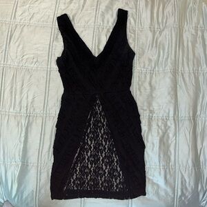 GUESS little black lace dress